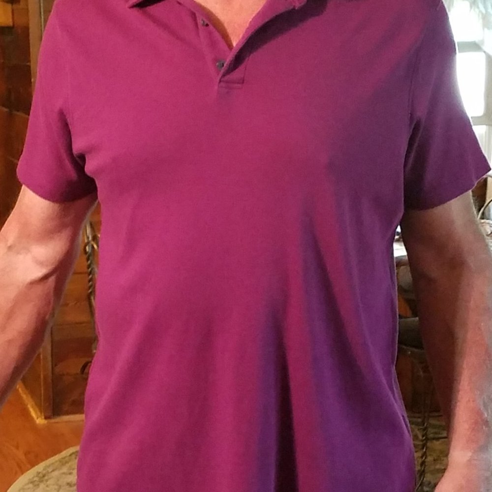 Apt 9 Dark Purple Polo